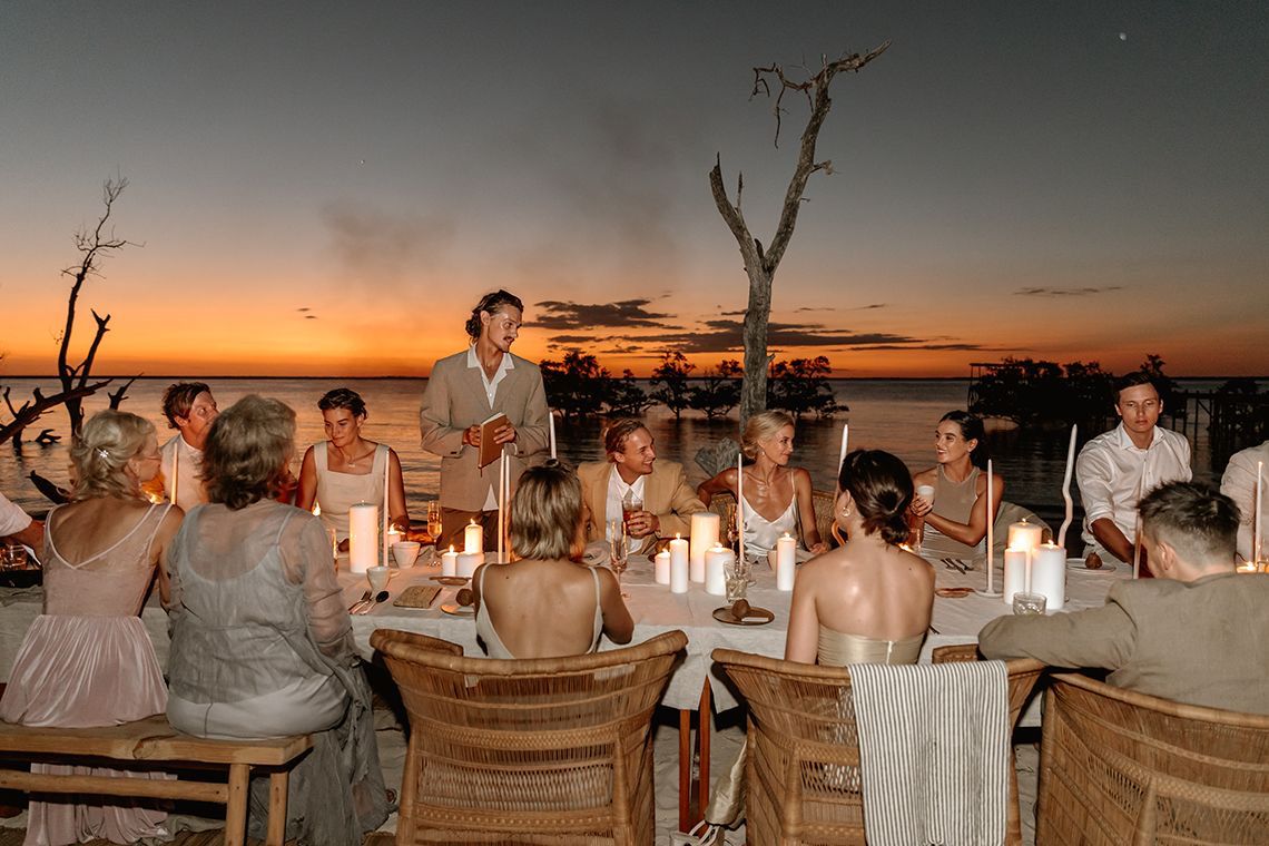 Experience a styled wedding set in the African wild.